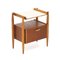 Teak Bedside Table with Formica Shelf, 1950s, Image 5