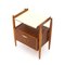 Teak Bedside Table with Formica Shelf, 1950s 3