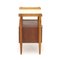 Teak Bedside Table with Formica Shelf, 1950s 8