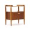 Teak Bedside Table with Formica Shelf, 1950s 1