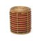 Cylindrical Rattan Basket, 1950s 1