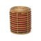 Cylindrical Rattan Basket, 1950s, Image 1