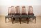 Danish Eva Chairs in Rio Rosewood and Leather by Niels Koefoed for Koefoeds Hornslet, 1960s, Set of 8 3