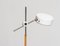 White and Leather Olympic Floor Lamp by Anders Pehrson for Atelje Lyktan, 1970s 7