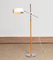 White and Leather Olympic Floor Lamp by Anders Pehrson for Atelje Lyktan, 1970s 9