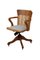 Early 20th Century Solid Oak Swivel Desk Chair, Image 2