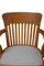 Early 20th Century Solid Oak Swivel Desk Chair, Image 5