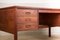 Danish Teak Double Sided Desk with 6 Drawers, 1960s 8