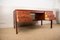 Danish Teak Double Sided Desk with 6 Drawers, 1960s 11