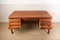 Danish Teak Double Sided Desk with 6 Drawers, 1960s 12