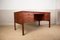 Danish Teak Double Sided Desk with 6 Drawers, 1960s 9
