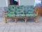 Three-Seater Sofa in Rattan with Original Cushions, 1950s 1