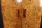 English Art Deco Gentleman’s Wardrobe in Burr Walnut, Image 8