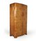 English Art Deco Gentleman’s Wardrobe in Burr Walnut 2