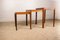 Tables Gigognes en Palissandre de Rio par Johannes Andersen pour CFC Silkeborg, Danemark, 1962, Set de 3 7