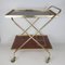 Vintage Brass Bar Cart or Trolley, 1950s 1