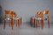 Model 71 Dining Chairs in Dedar Fabric by Niels Otto Møller for JL Møllers, 1950s, Set of 6 3