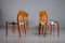 Model 71 Dining Chairs in Dedar Fabric by Niels Otto Møller for JL Møllers, 1950s, Set of 6, Image 2