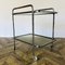 Vintage Chrome & Smoked Glass Trolley, 1970s 7