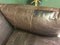 Vintage Swedish Metal, Chrome & Leather 3-Seater Sofa 15