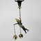 Early 20th Century Winged Woman Ceiling Lamp 8