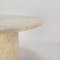 Table Basse Mid-Century en Travertin, Italie, 1980s 14