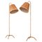 Model 9609 Floor Lamps by Paavo Tynell for Sky Oy, Finland, Set of 2 1