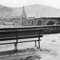Rivière Neckar, Vieux Pont, Église, Heidelberg Allemagne 1936, Imprimé 2021 1