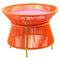 Orange Rose Caribe Basket Table by Sebastian Herkner, Image 1
