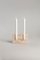 White Travertine Sculpted Candleholder by Sanna Völker 17