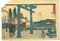 Gravure sur Bois Utagawa Hiroshige, Japon, 19ème Siècle 1