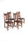 Arts and Crafts Dining Chairs, Set of 4, Image 1