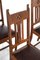Arts and Crafts Dining Chairs, Set of 4, Image 5