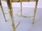 Brass Chairs, 1940s, Set of 10 16