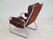 Danish Leather Lounge Chair, 1970s 15