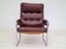 Danish Leather Lounge Chair, 1970s 5