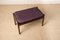 Small Danish Bench in Rio Rosewood and Fabric by Hugo Frandsen for Spottrup, 1960s 10