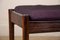 Small Danish Bench in Rio Rosewood and Fabric by Hugo Frandsen for Spottrup, 1960s 9