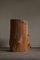 Mid-Century Brutalist Swedish Sculptural Stump Chair in Solid Pine, Image 10