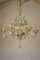 Chandelier in Blown Murano Glass with 6 Lights, Italy, 1930s or 1940s 5