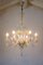 Chandelier in Blown Murano Glass with 6 Lights, Italy, 1930s or 1940s 2