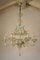 Kronleuchter aus geblasenem Murano Glas mit 6 Leuchten, Italien, 1930er oder 1940er 1