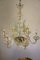 Chandelier in Blown Murano Glass with 6 Lights, Italy, 1930s or 1940s 3