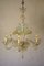 Chandelier in Blown Murano Glass with 6 Lights, Italy, 1930s or 1940s 11