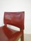 Leather Chairs in the Style of Tobia Scarpa for Molteni, Set of 4 9