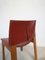 Leather Chairs in the Style of Tobia Scarpa for Molteni, Set of 4 7