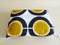 Mod Cushion with Linen and Space Age Pattern, 1970s 6