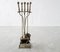 Fireplace Tools on Steel Stand, 1980s, Set of 5 5