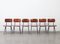 Result Chairs with Blue Frame by Friso Kramer for Ahrend De Cirkel, 1958, Set of 6 1