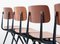 Result Chairs with Blue Frame by Friso Kramer for Ahrend De Cirkel, 1958, Set of 6 7